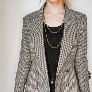 NWT H&M Plaid blazer